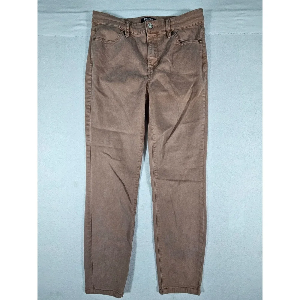 Buffalo David Bitton Havana High Rise Ankle Skinny Jeans‎ Mauve Brown 6/28